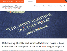 Tablet Screenshot of malcolmsayer.com